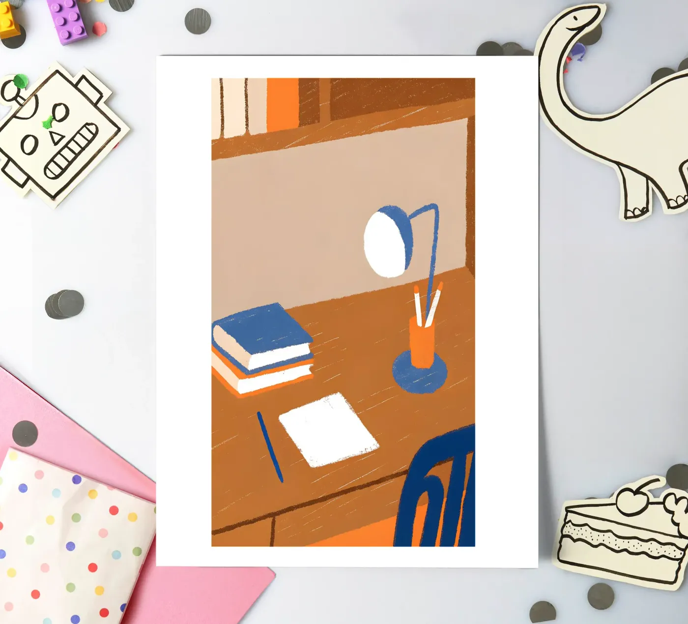 Study desk sticker sheet by PERSONAL TOUCH