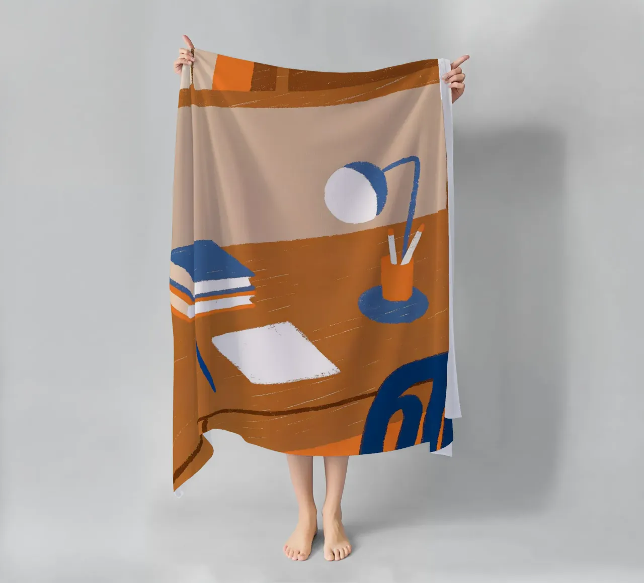 Study desk strandhanddoek van PERSONAL TOUCH