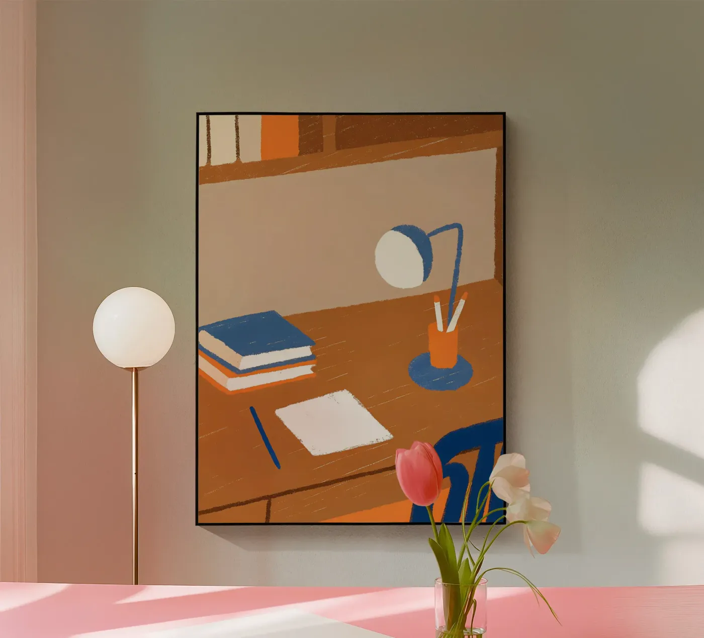 Study desk plexiglas de PERSONAL TOUCH