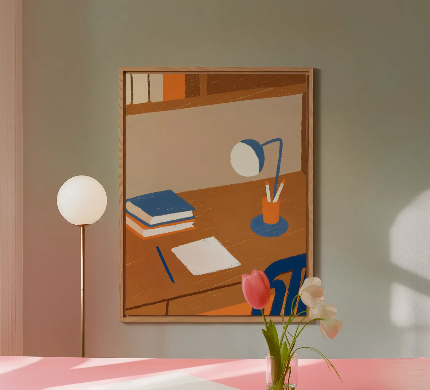 Study desk forex plate by PERSONAL TOUCH