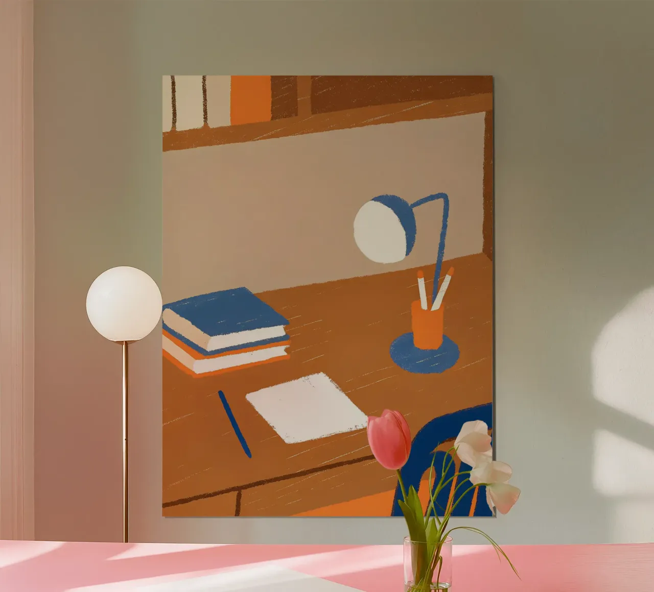 Study desk poster by PERSONAL TOUCH