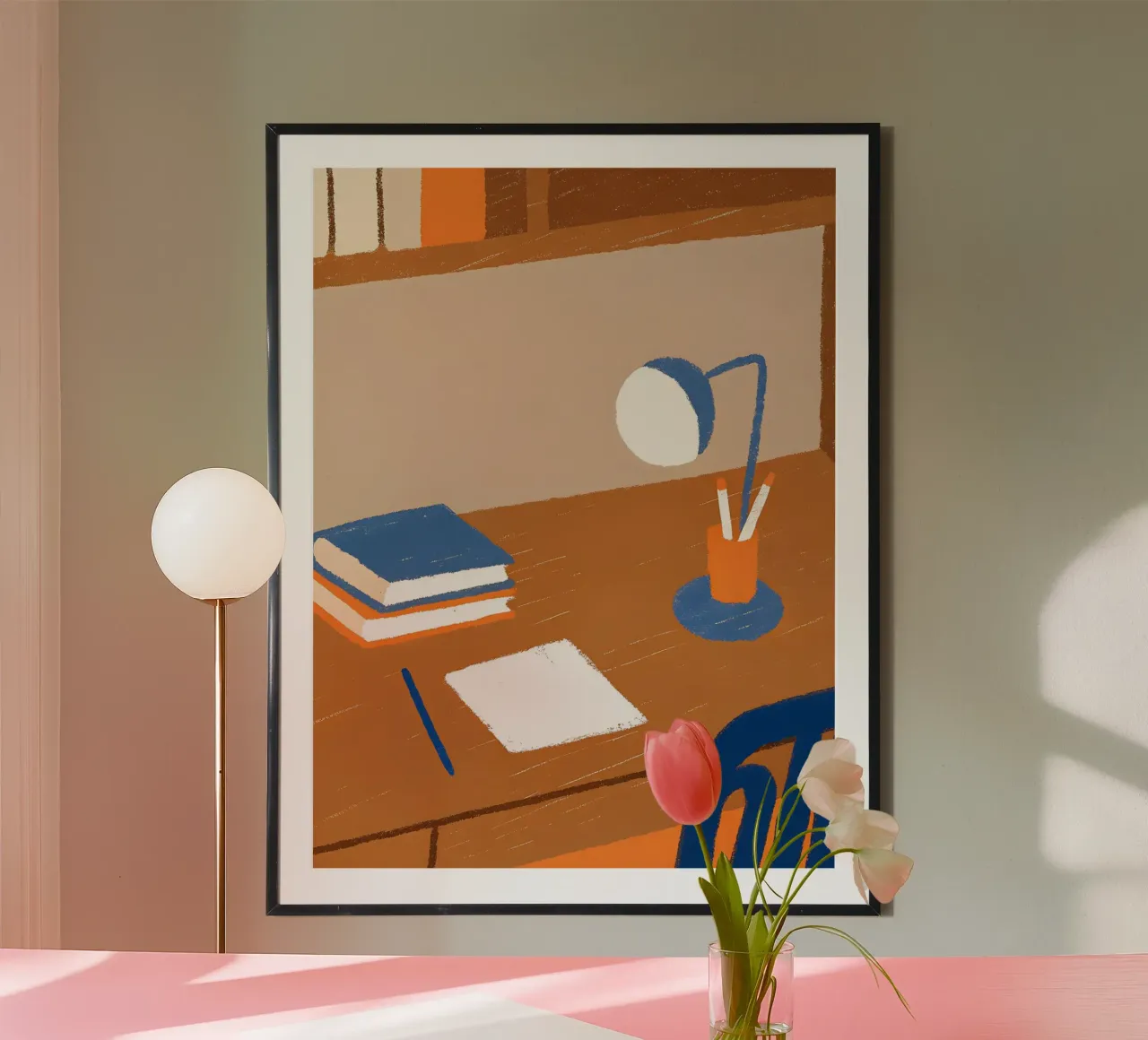 Study desk poster by PERSONAL TOUCH