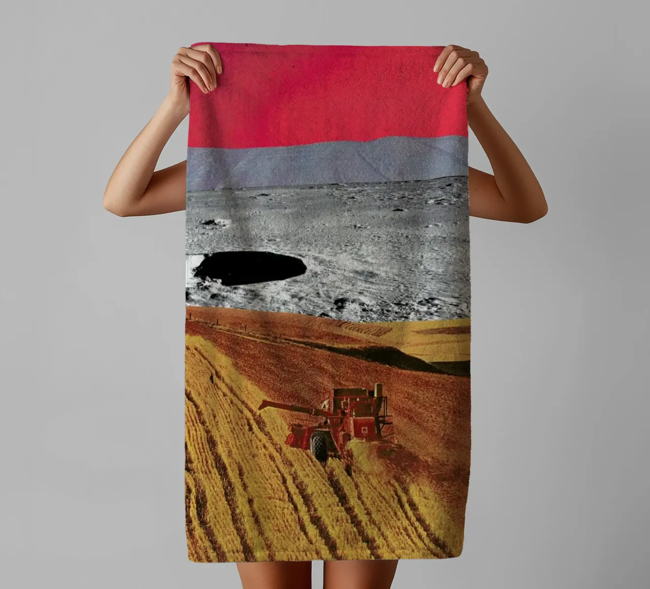 Harvest Moon towel by Jesse Treece