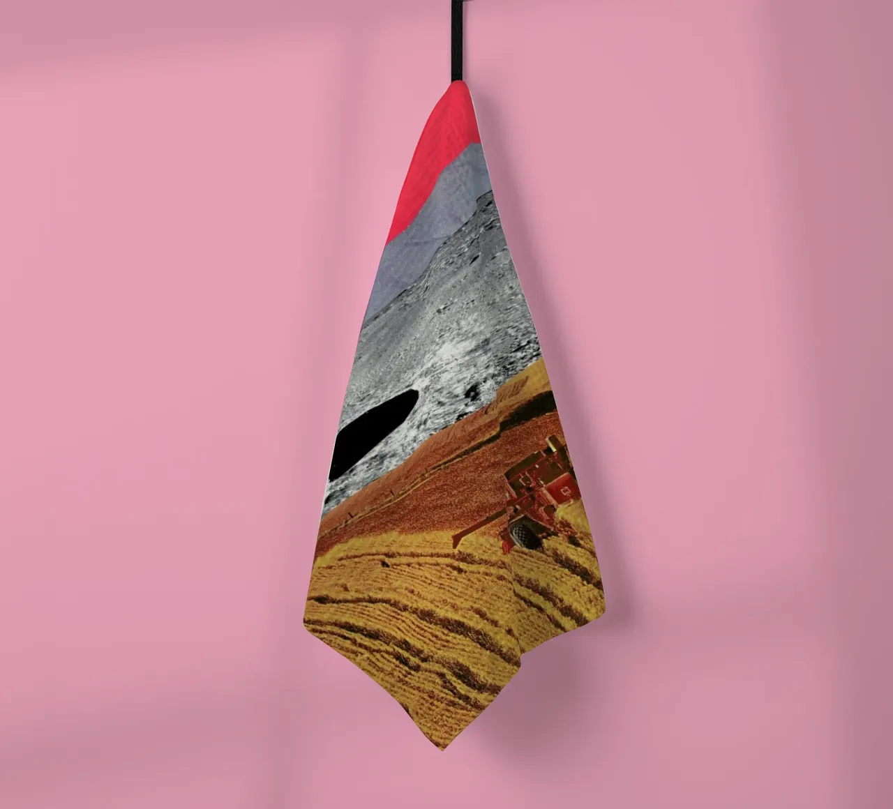 Harvest Moon tea towel by Jesse Treece