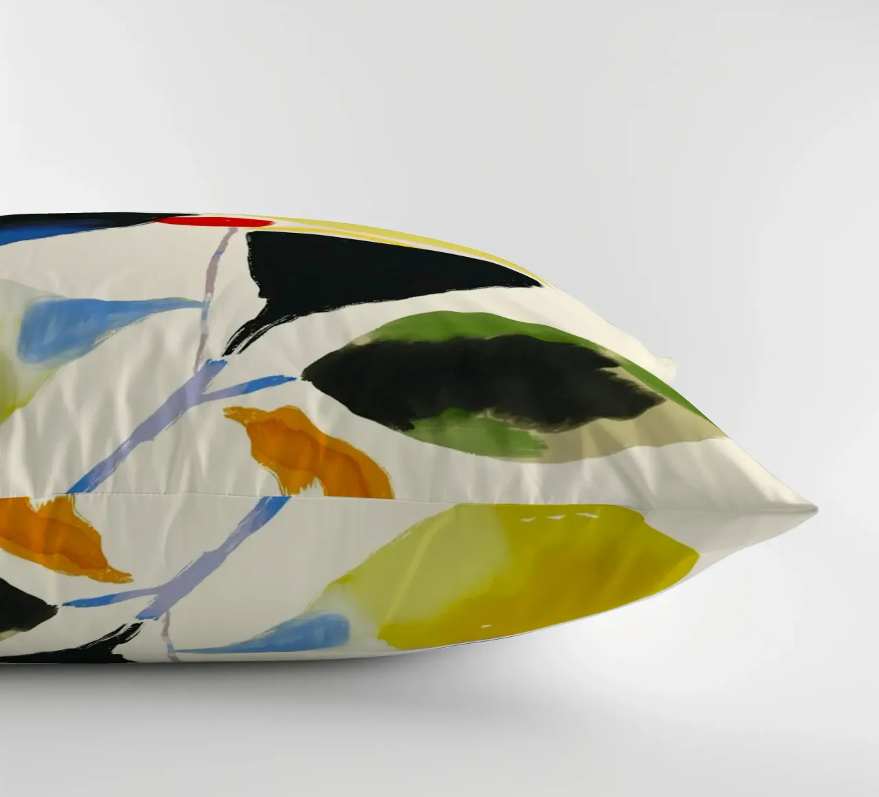 Pianta colorata astratta minimale cuscino da ThingDesign