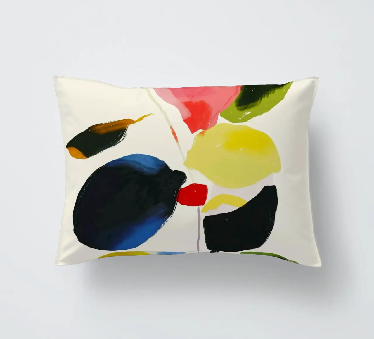 Pianta colorata astratta minimale cuscino da ThingDesign