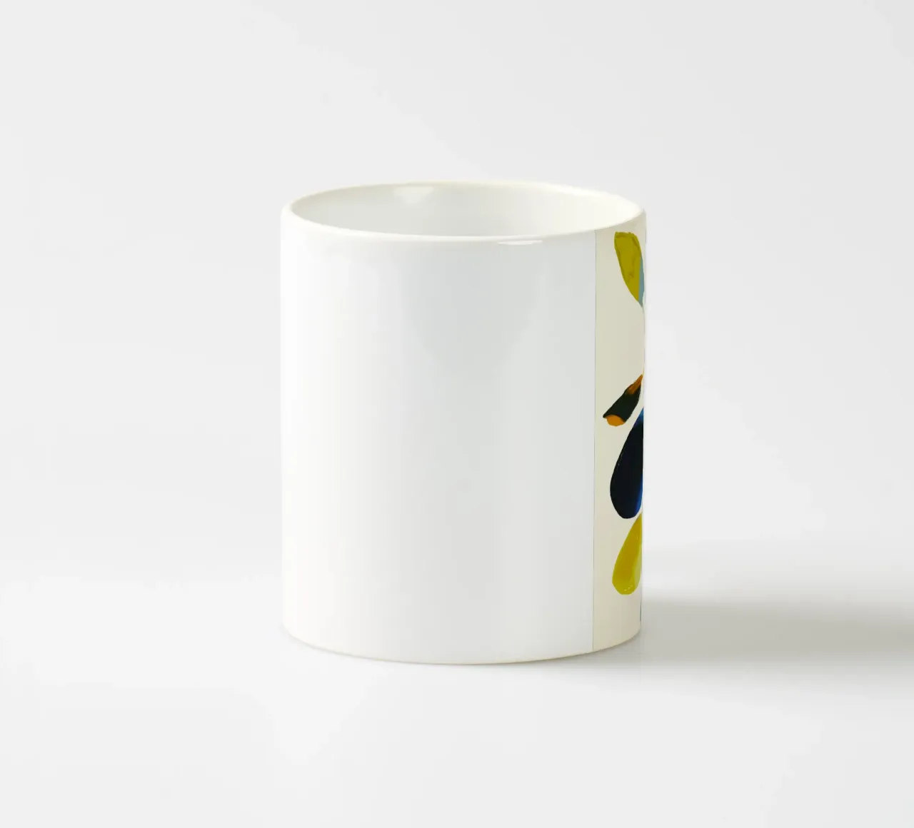 Pianta colorata astratta minimale tazza in ceramica da ThingDesign