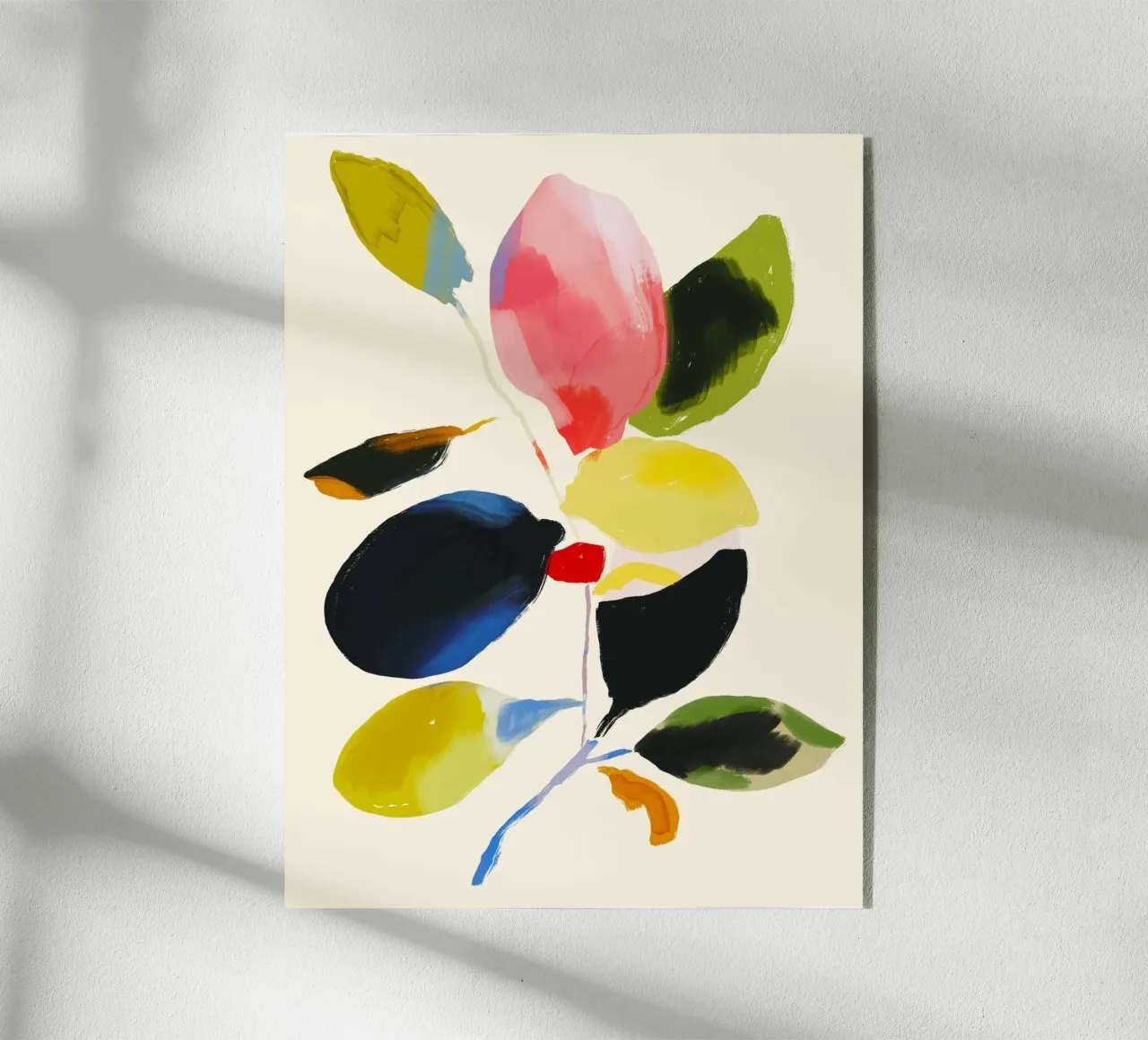 Pianta colorata astratta minimale plexiglass da ThingDesign
