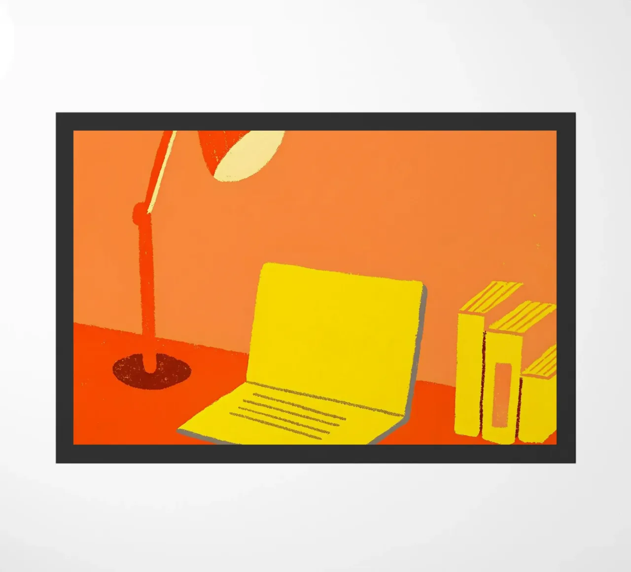 Study desk doormat by PERSONAL TOUCH