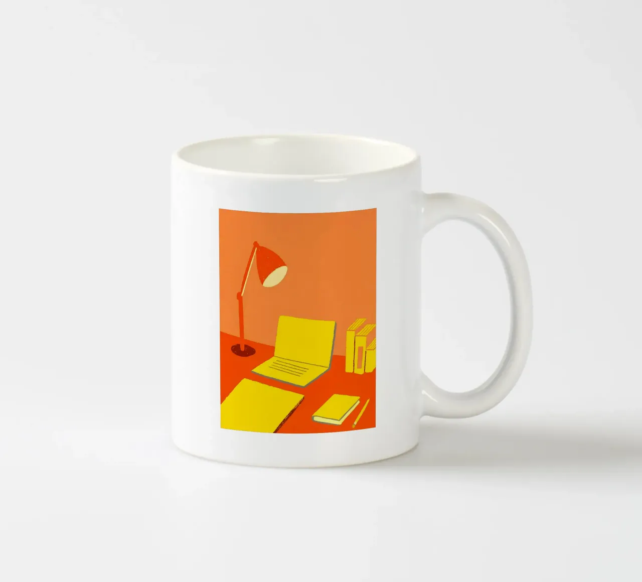 Scrivania per lo studio tazza in ceramica da PERSONAL TOUCH