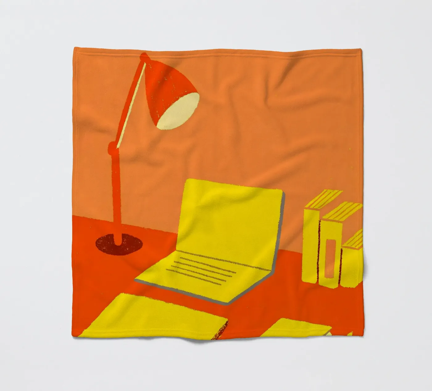 Study desk fleece blanket by PERSONAL TOUCH