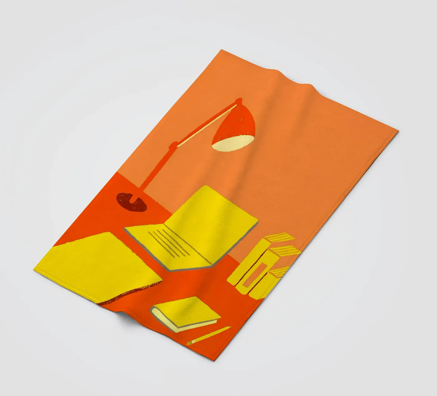 Study desk fleece blanket by PERSONAL TOUCH