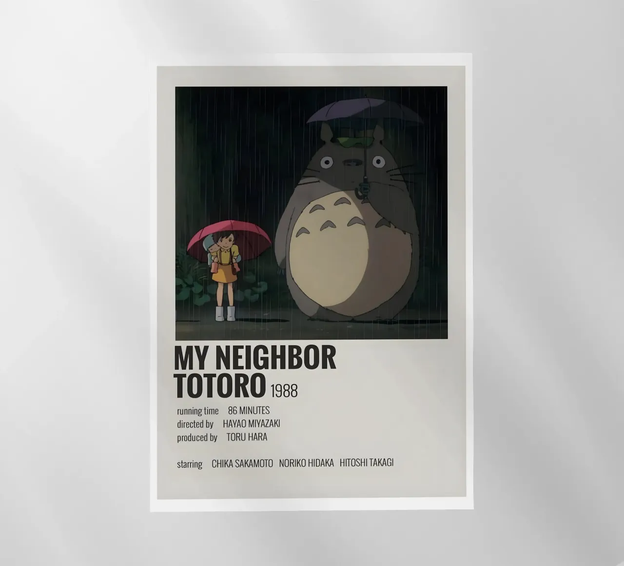 MY NEIGHBOR  TOTORO 1988 pellicola backlit da Totoya