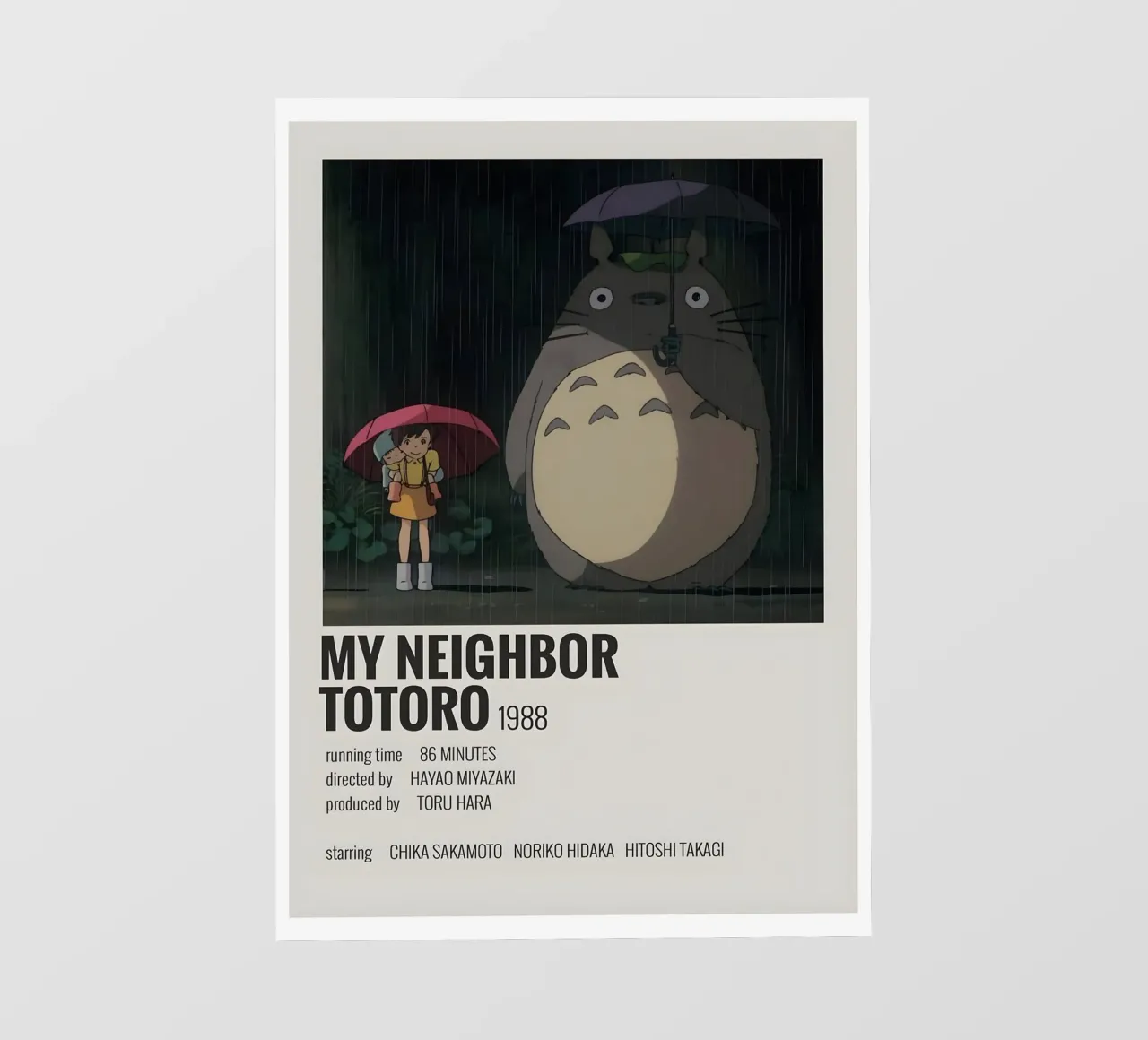MY NEIGHBOR  TOTORO 1988 pellicola backlit da Totoya