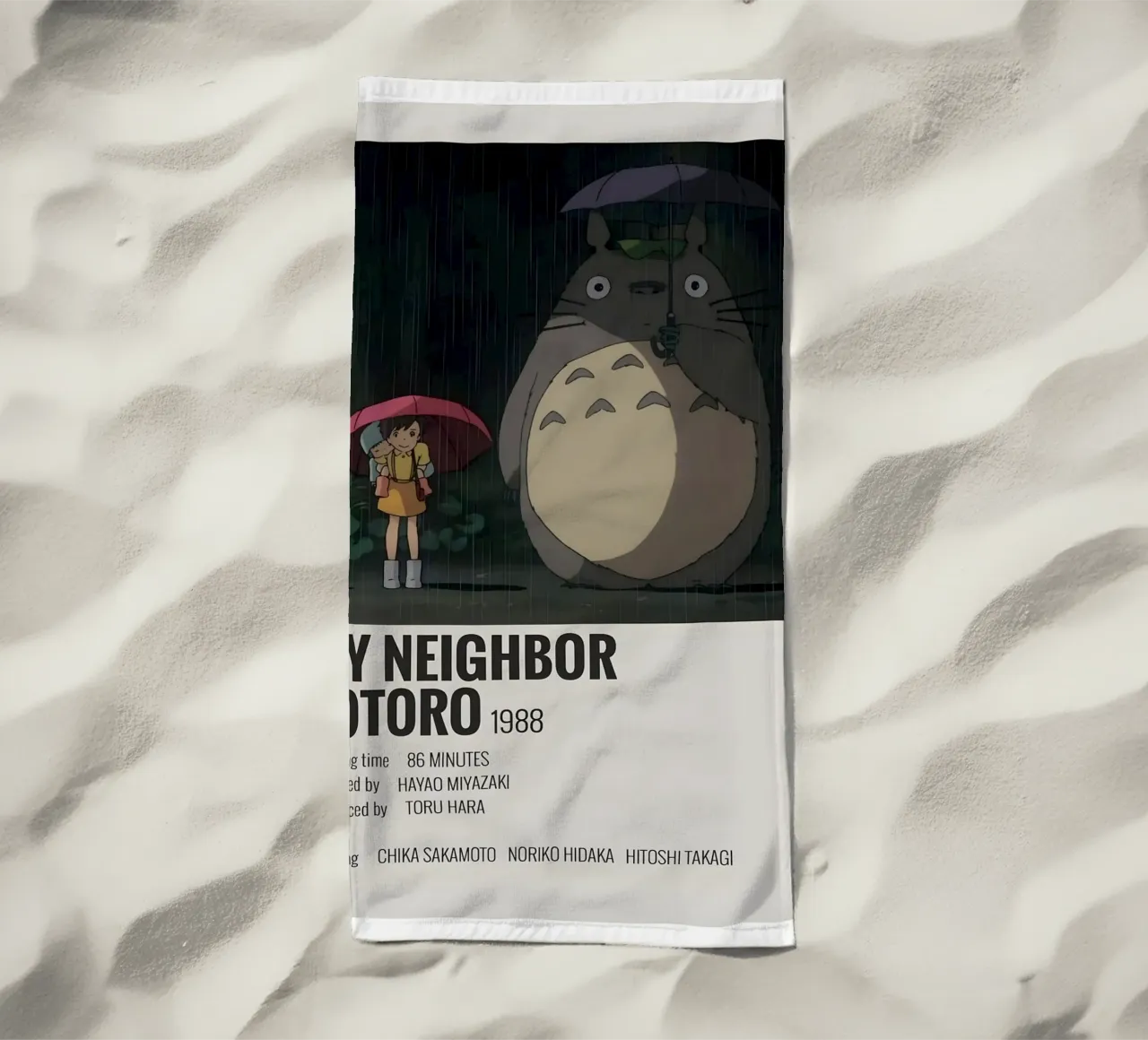 MY NEIGHBOR  TOTORO 1988 telo mare da Totoya