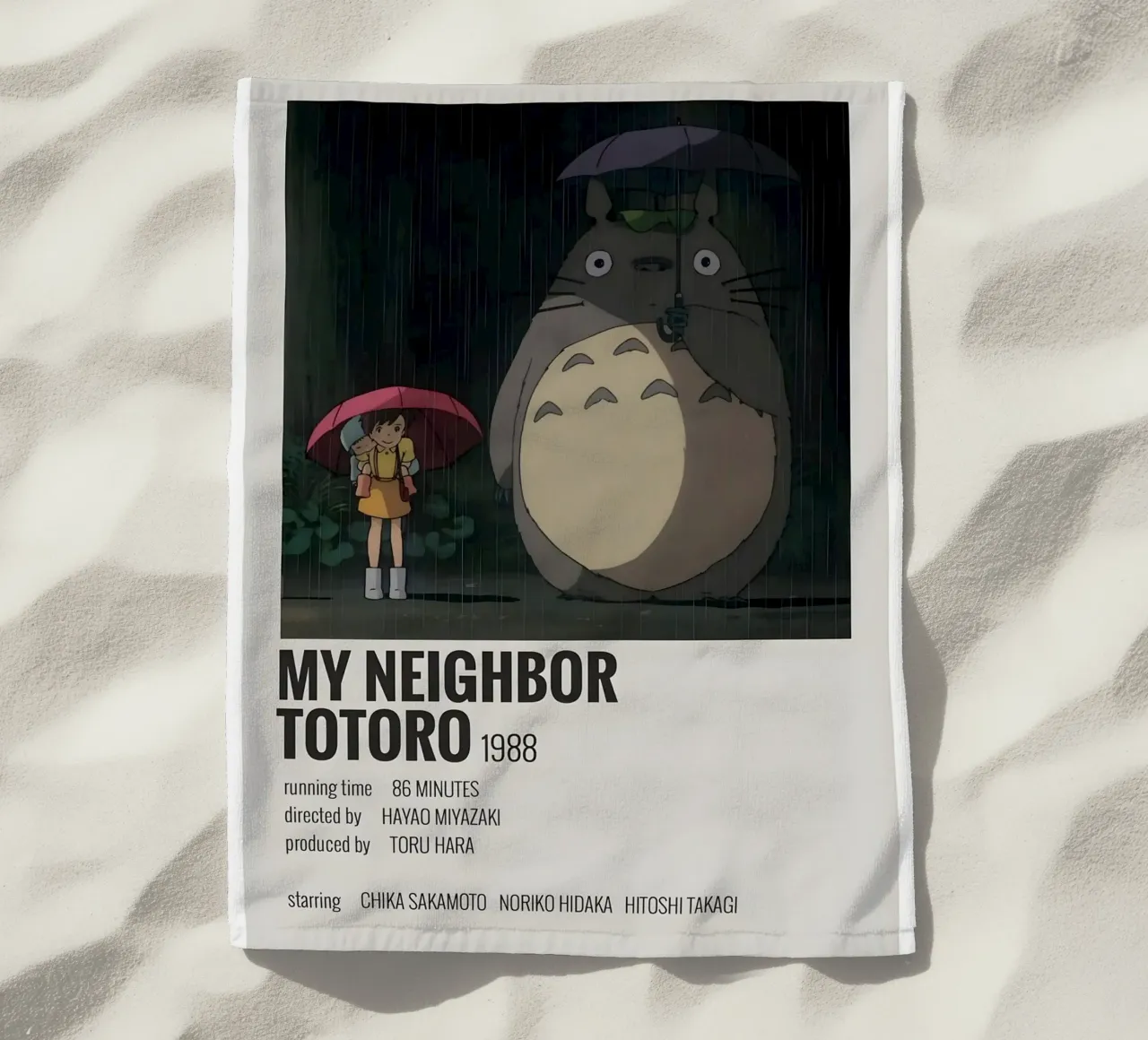 MY NEIGHBOR  TOTORO 1988 telo mare da Totoya