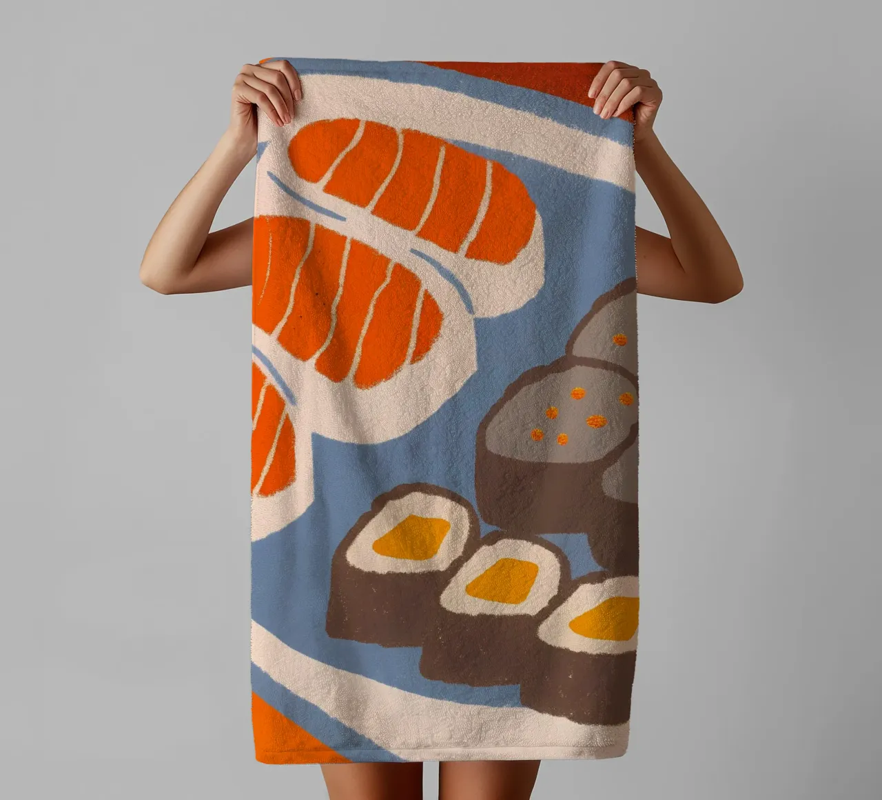 Sushi towel by PERSONAL TOUCH