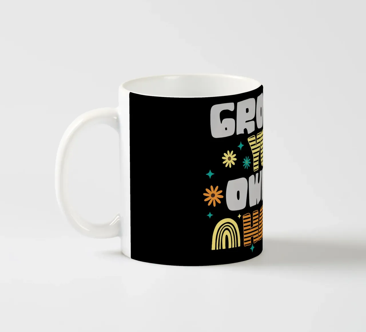 Coltivare la propria felicità tazza in ceramica da Gunawan Rb