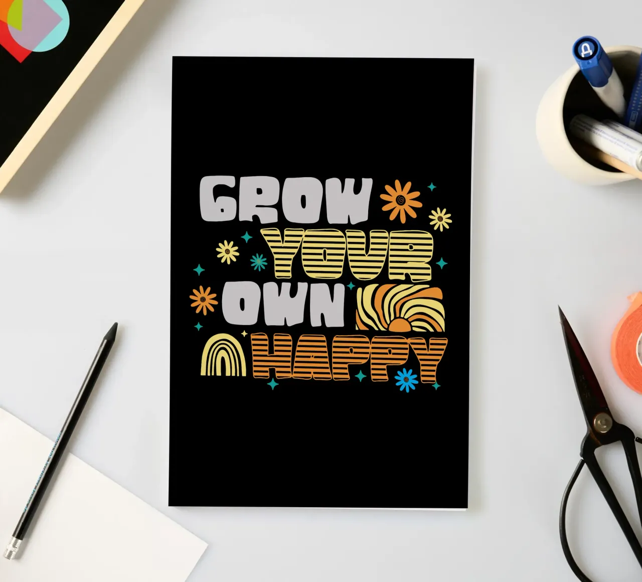 Grow Your Own Happy notebook by Gunawan Rb