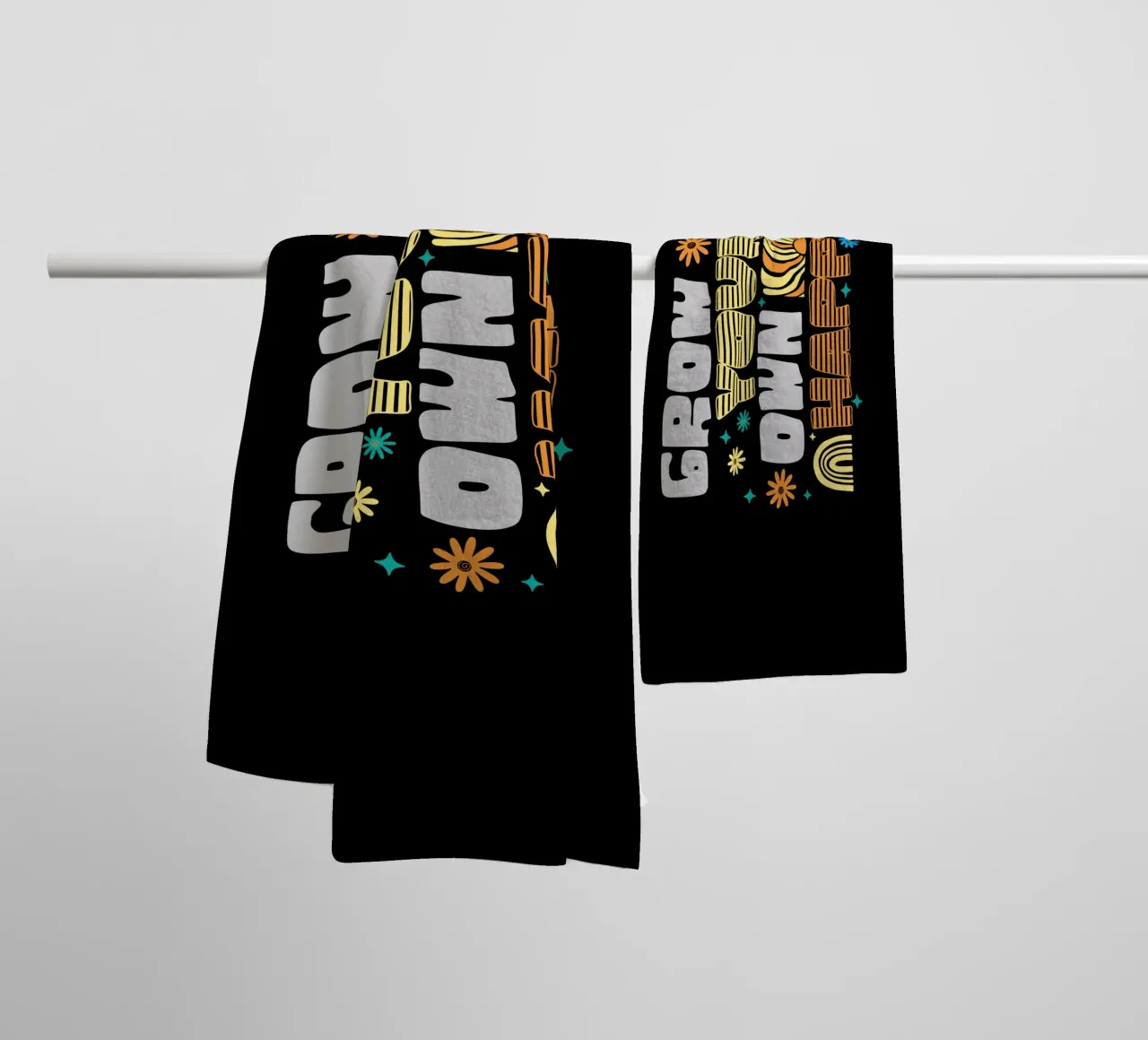 Grow Your Own Happy towel by Gunawan Rb