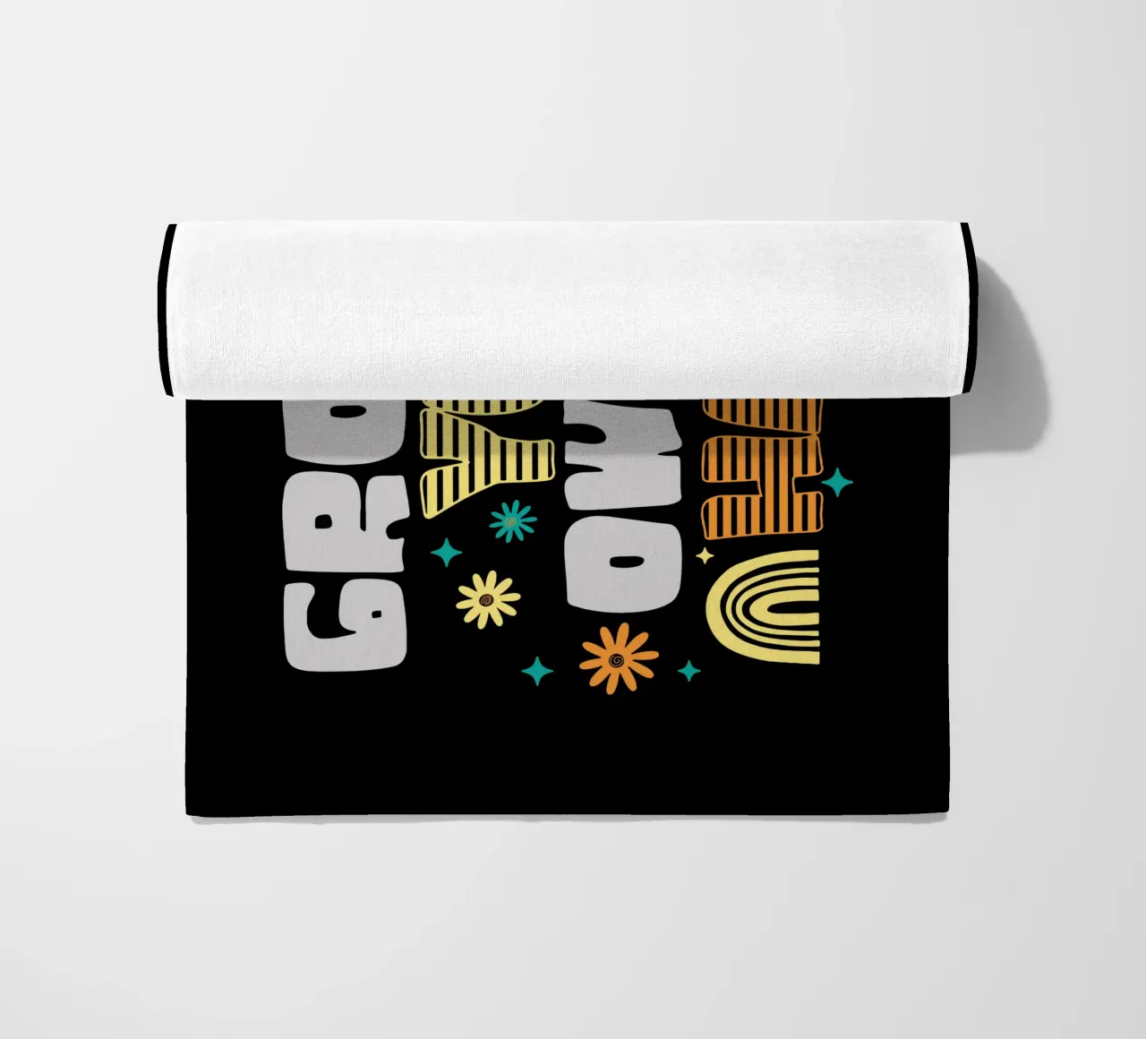 Cultivez votre propre bonheur serviette de plage de Gunawan Rb