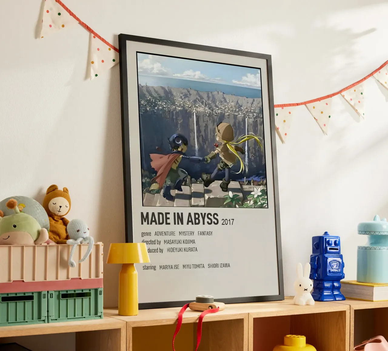 MADE IN ABYSS 2017 poster con telaio in plastica da Totoya
