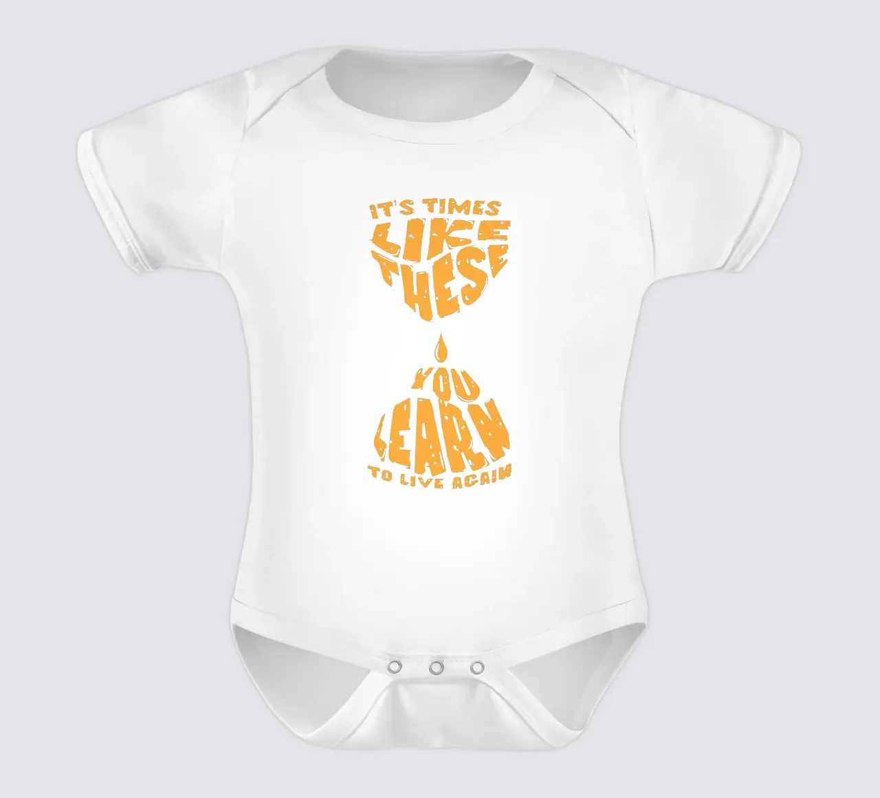 Zeiten wie diese Zitat Kurzarm Babybody von Gunawan Rb