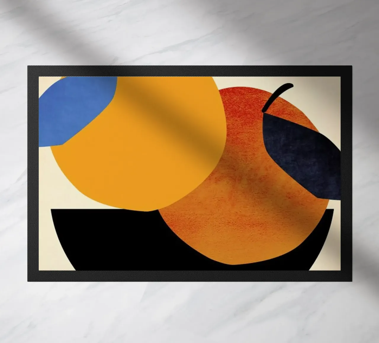 Two Oranges doormat by Kubistika