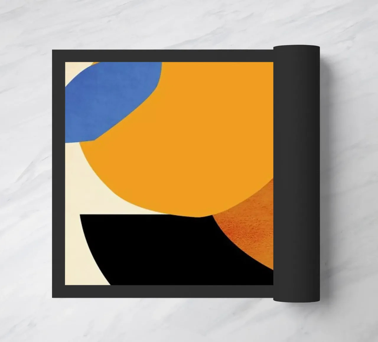 Two Oranges doormat by Kubistika