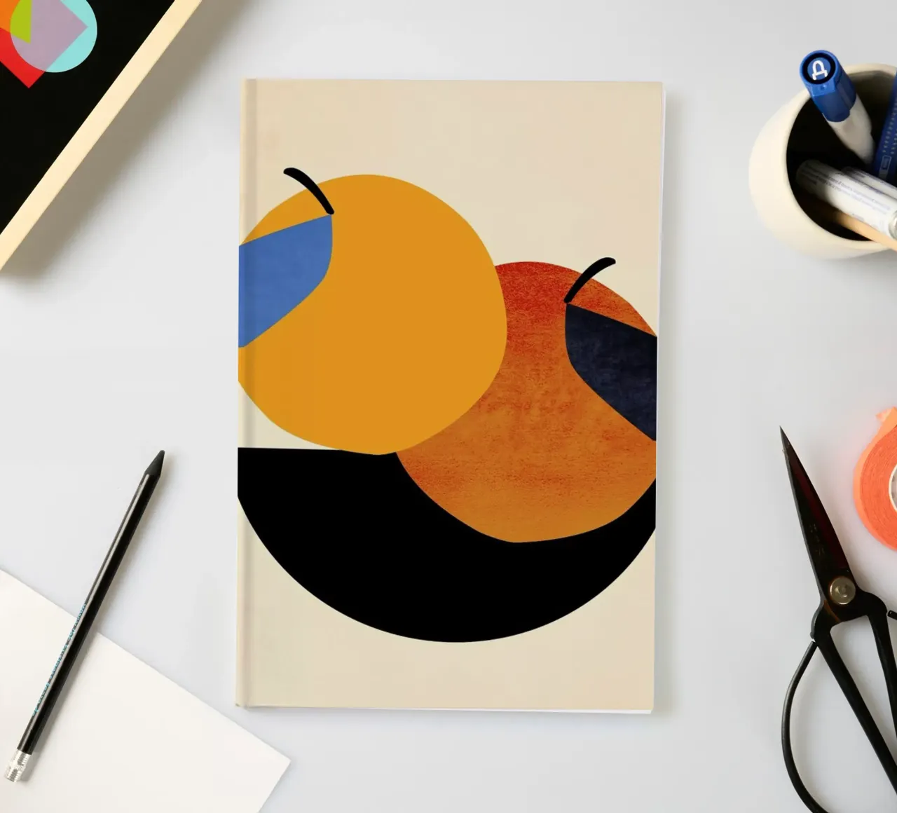 Two Oranges notebook by Kubistika