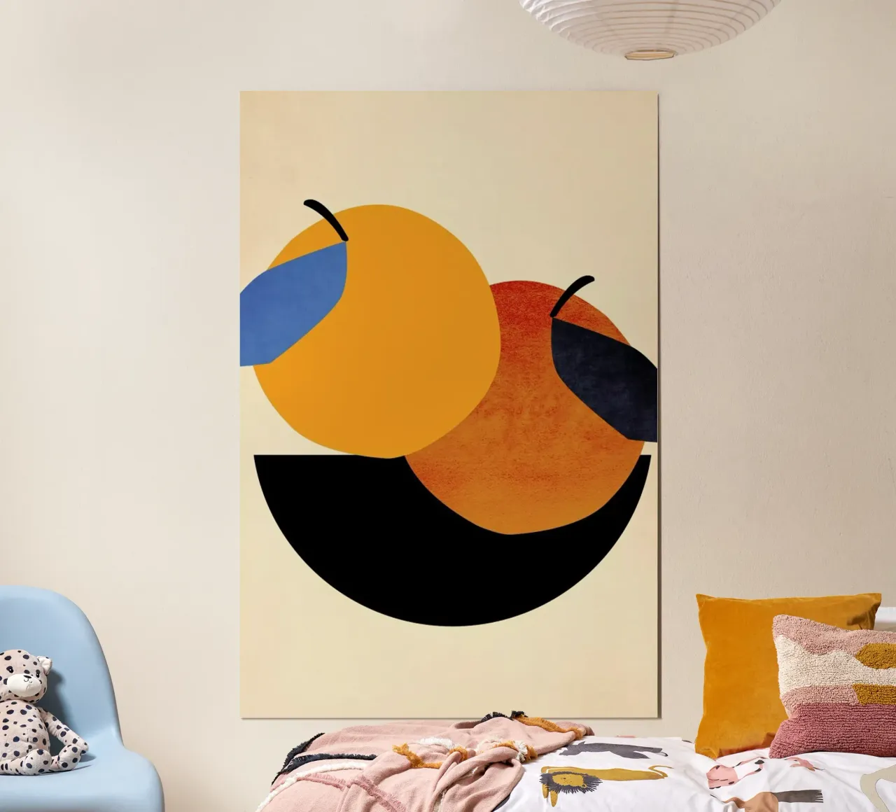 Two Oranges poster by Kubistika