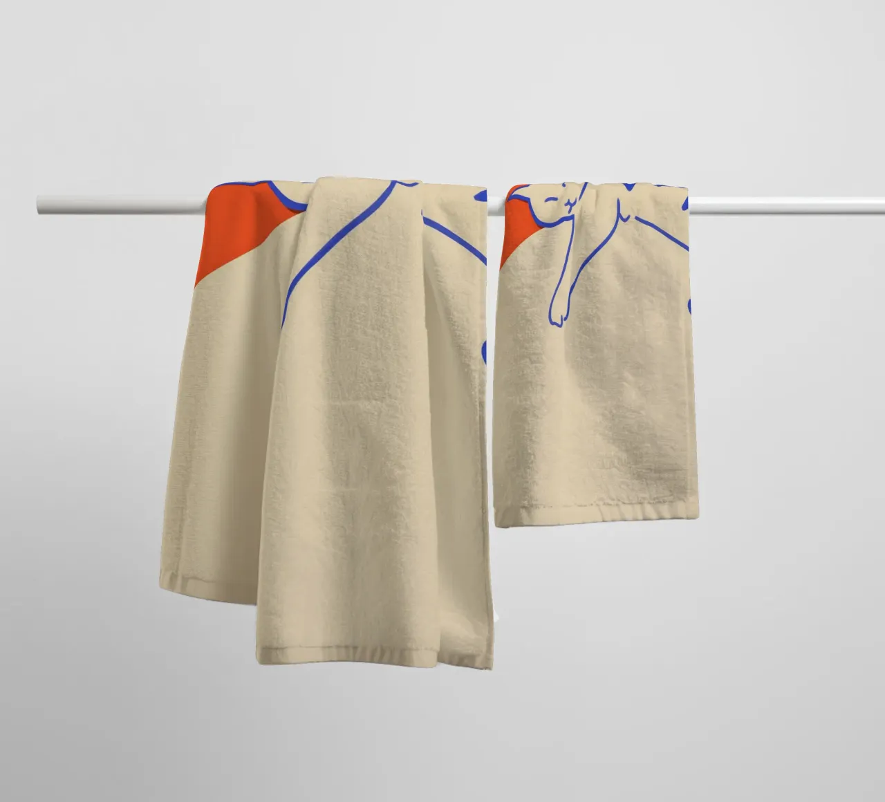 Catalyst | Cat Nap towel by 83oranges