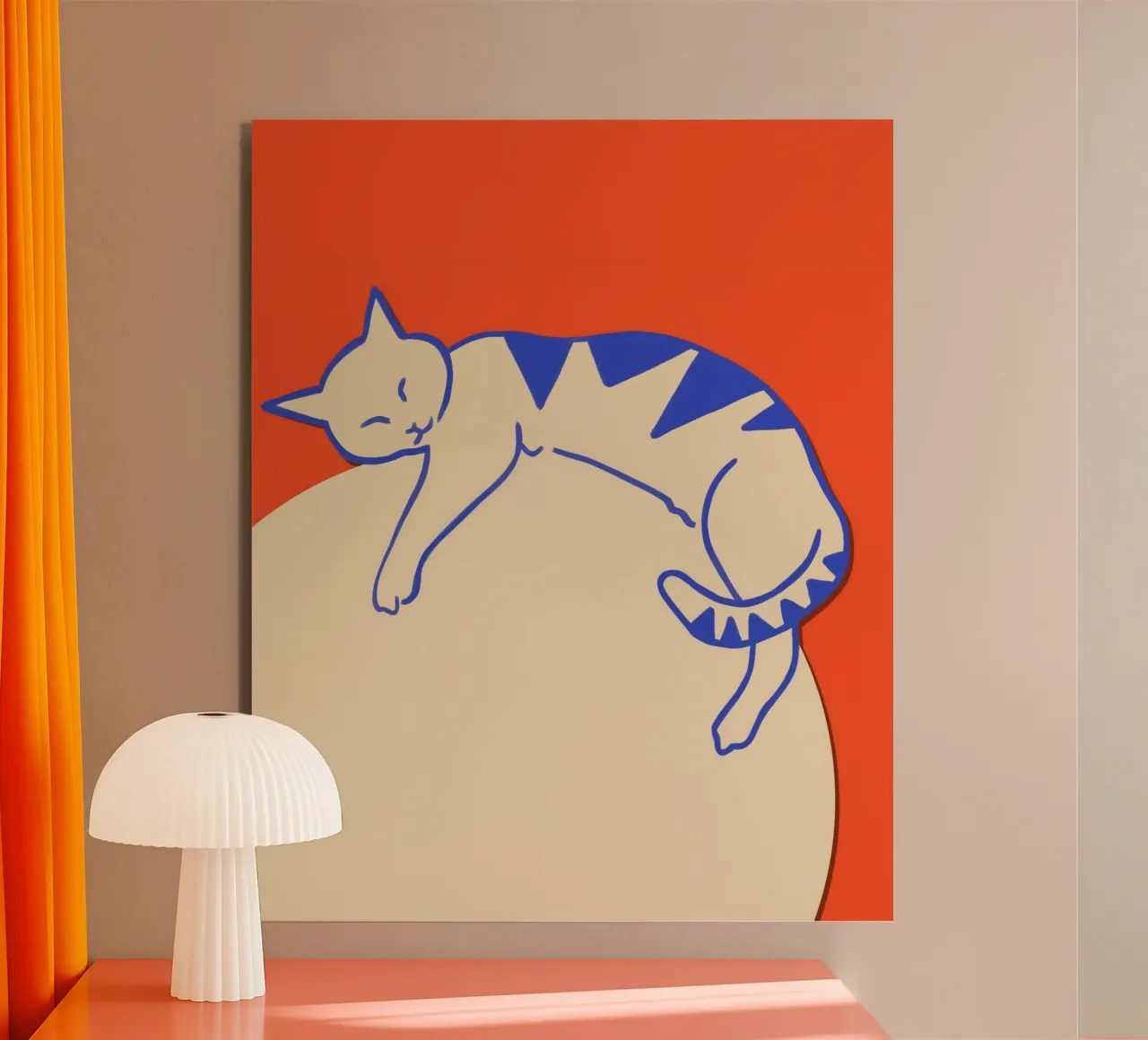 Catalizzatore | Sonnellino del gatto alluminio dibond da 83oranges