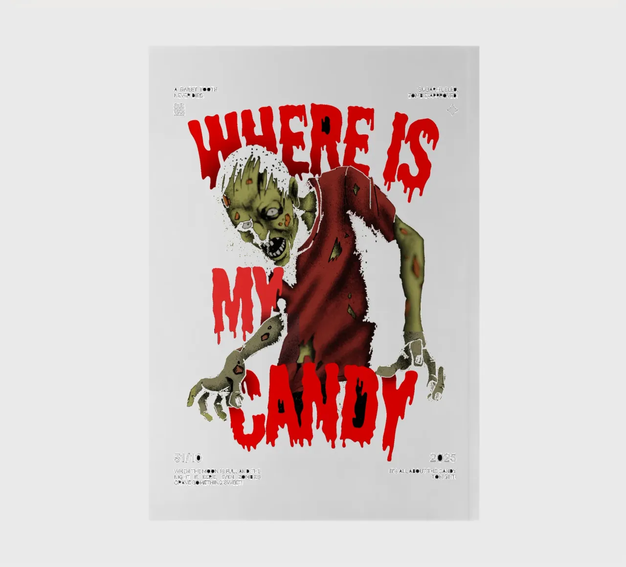 Zombie notebook by Agnazarshop