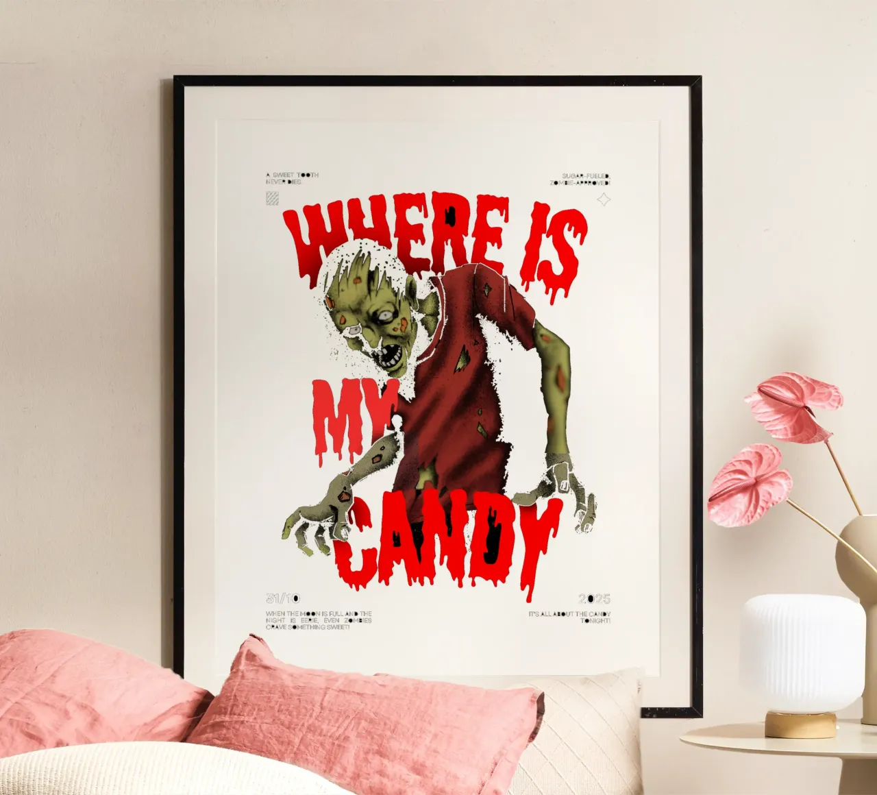 Zombie poster da Agnazarshop