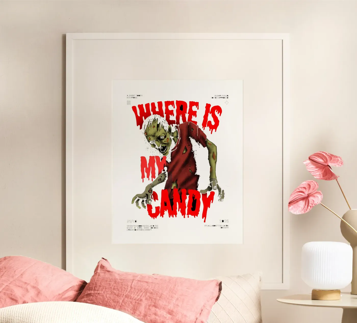Zombie poster da Agnazarshop