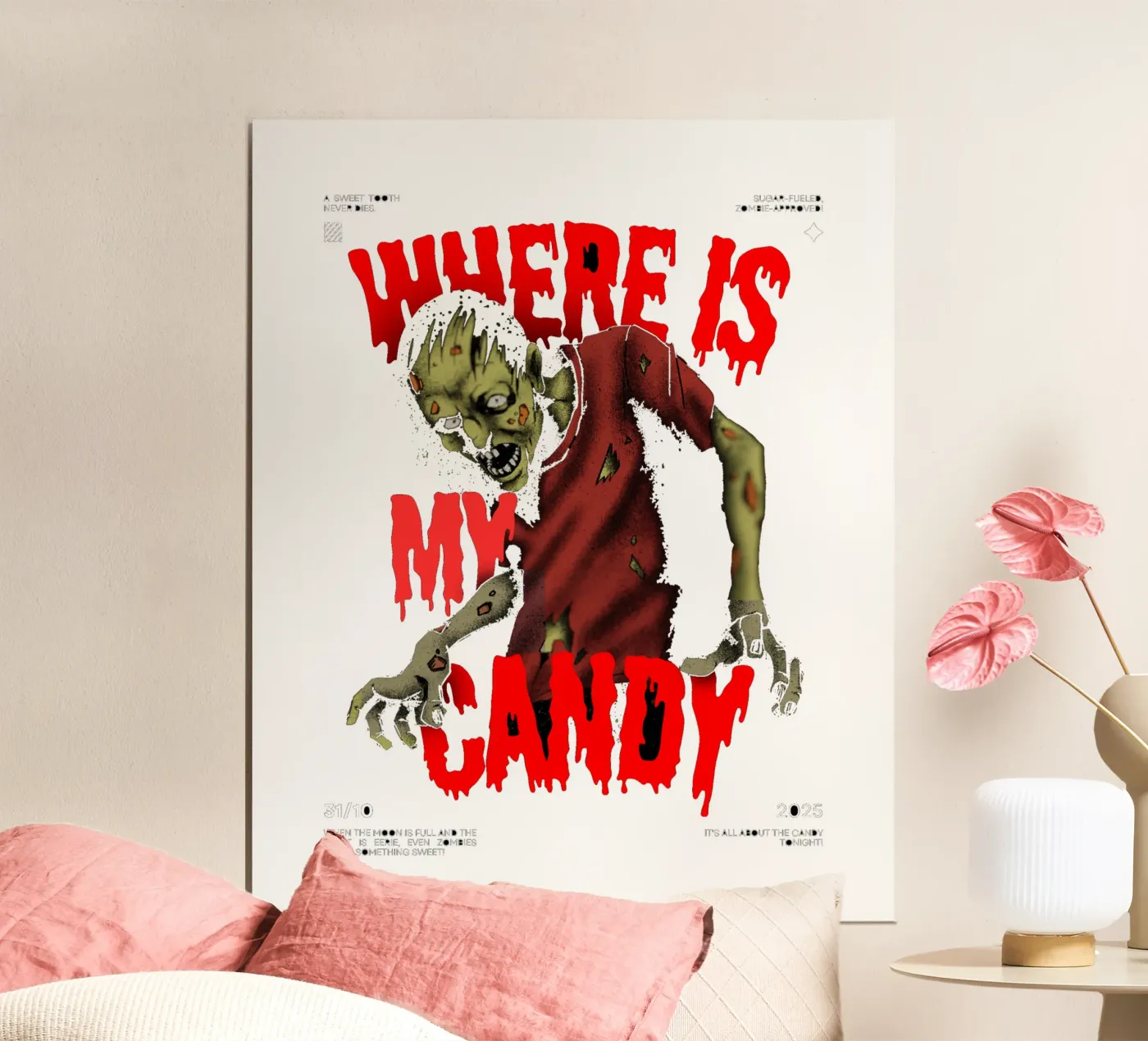 Zombie poster da Agnazarshop
