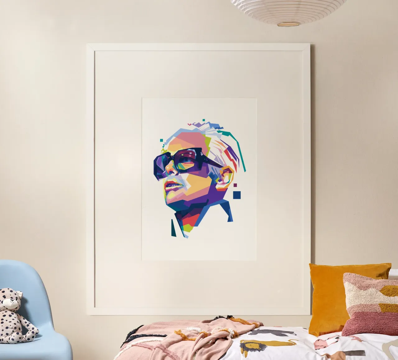 Il piccolo Billy Freeman poster con telaio in alluminio da Alkahfsmart