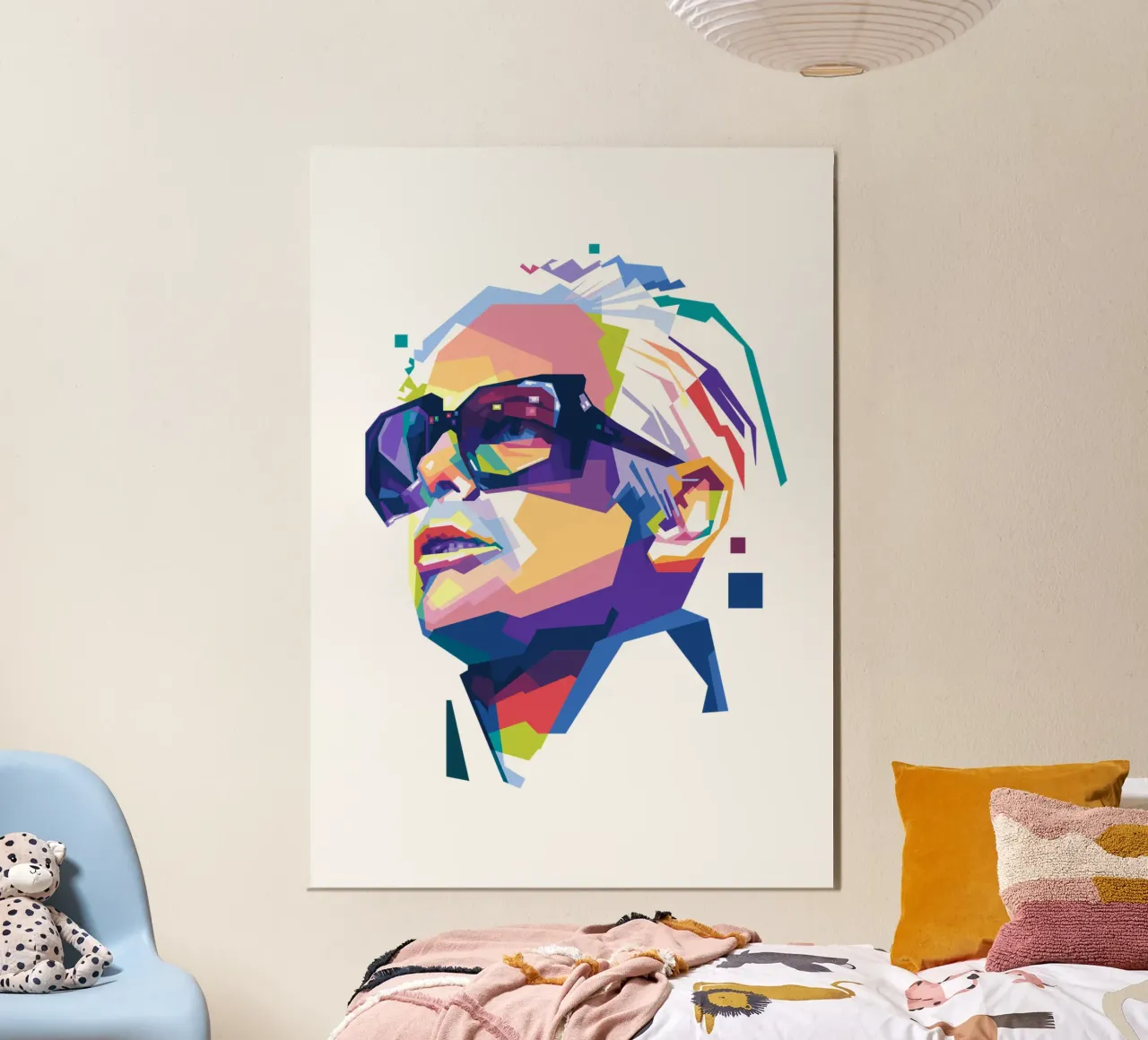 Il piccolo Billy Freeman poster con telaio in alluminio da Alkahfsmart