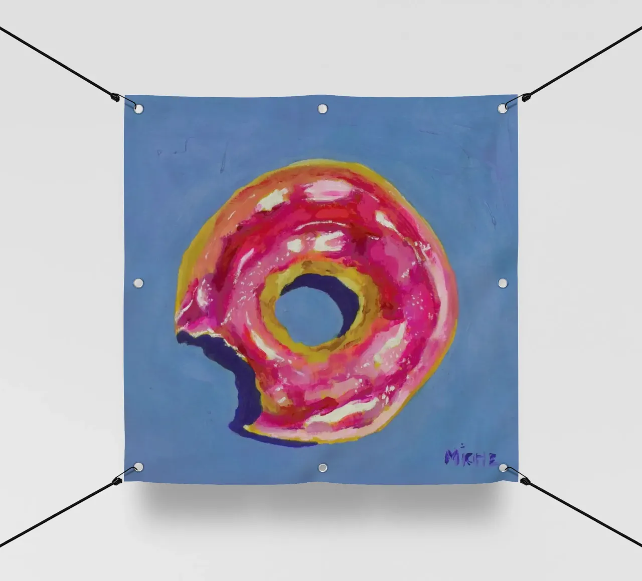 Donut with Bite telo in pvc da Miche Watkins