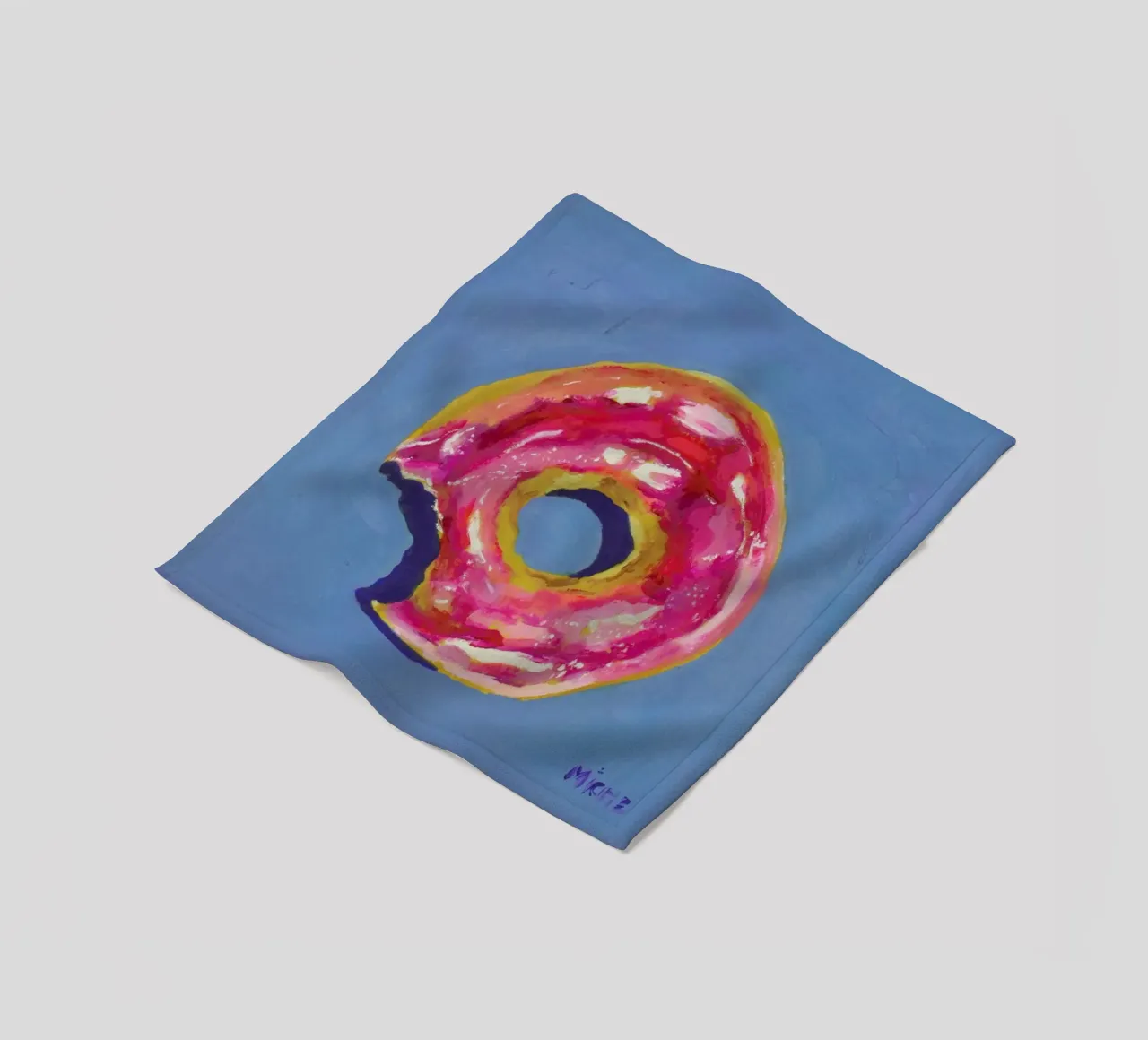 Donut with Bite coperta in pile da Miche Watkins