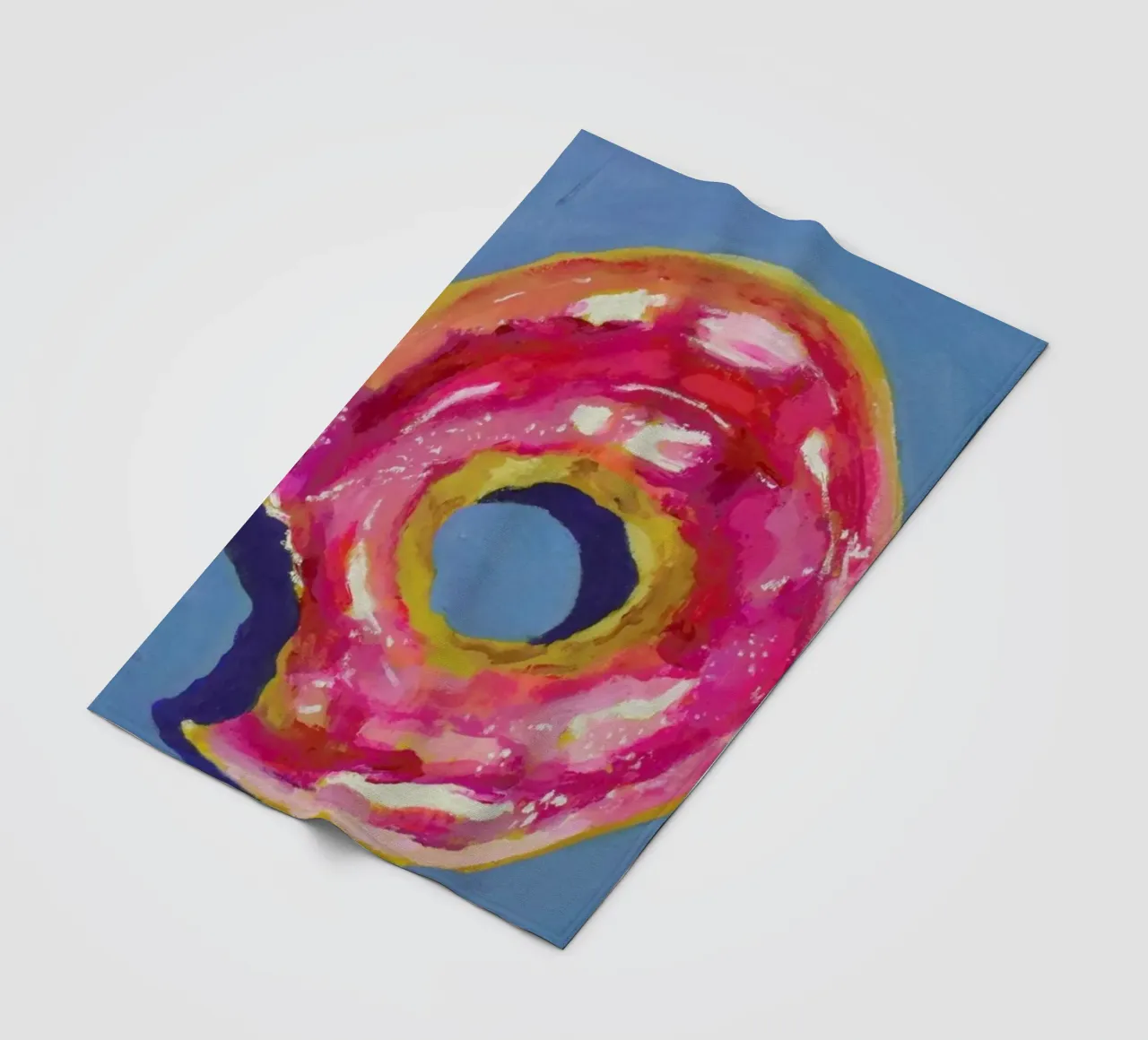 Donut with Bite coperta in pile da Miche Watkins
