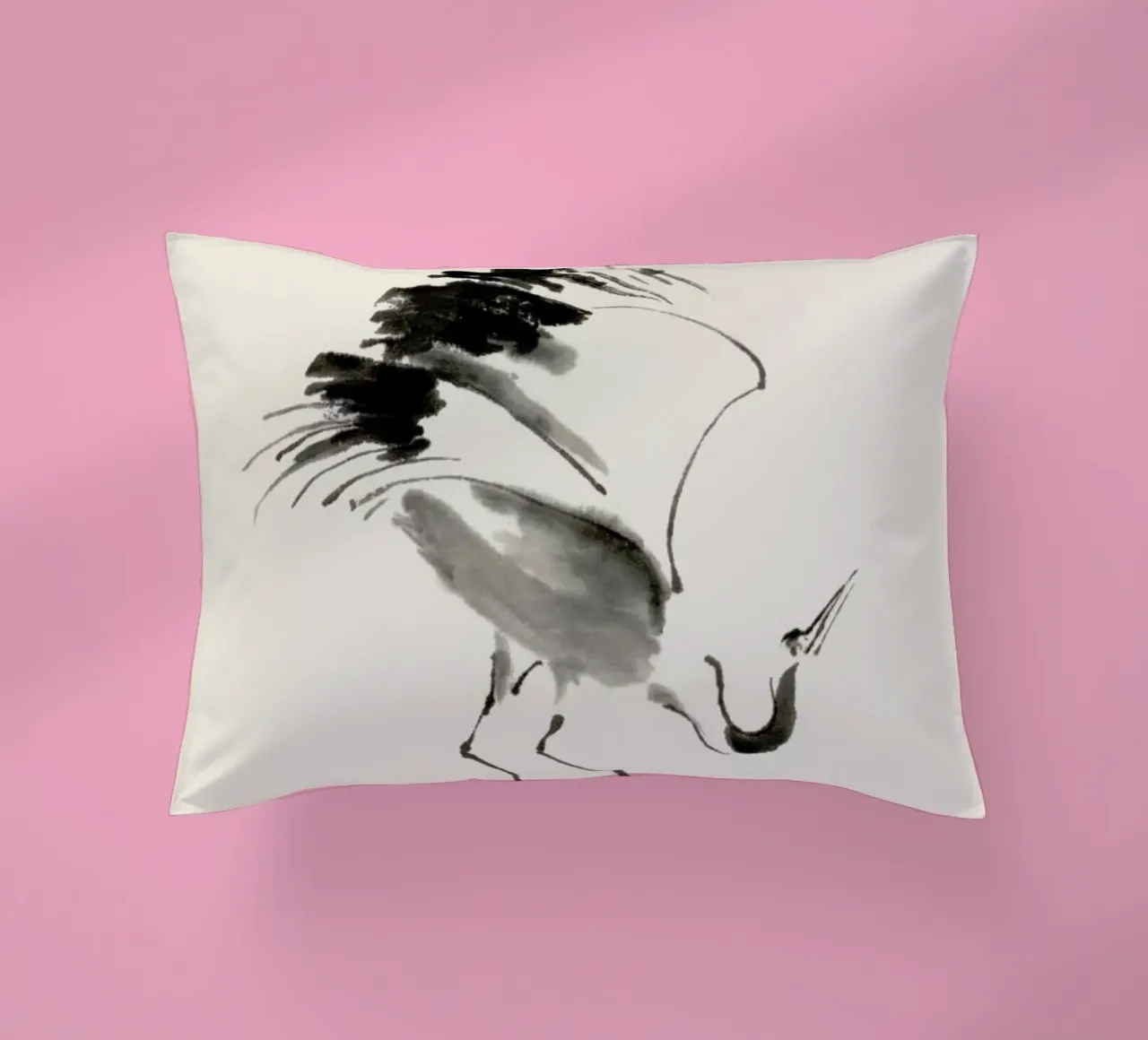 Bowing Crane cuscino da Flora & Fauna