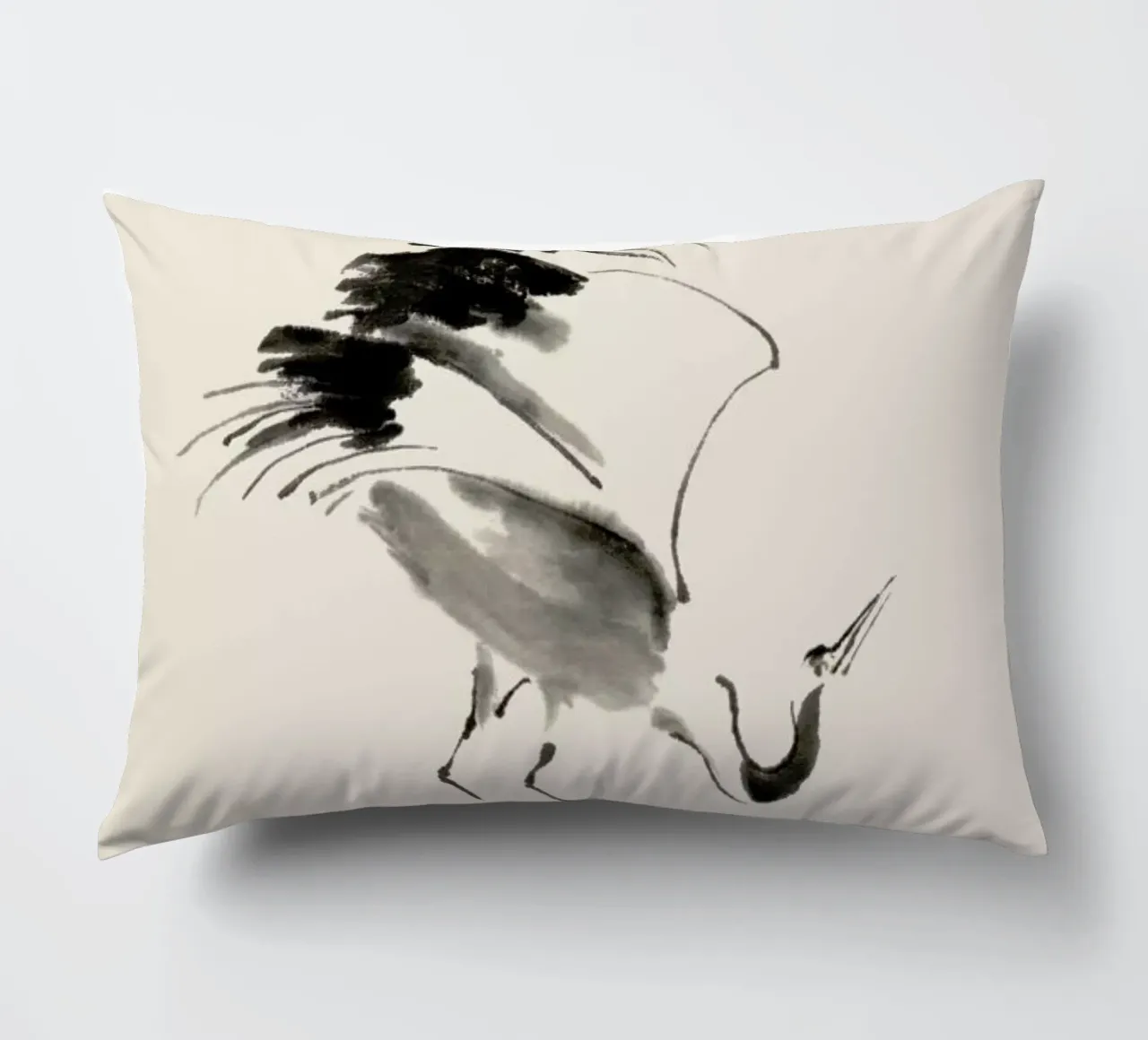 Bowing Crane cuscino da Flora & Fauna