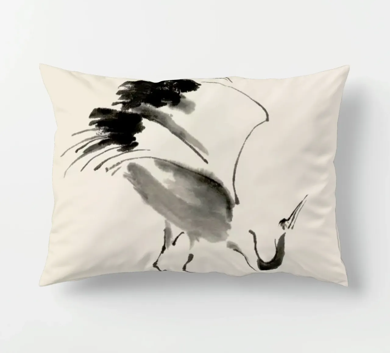 Bowing Crane cuscino da Flora & Fauna
