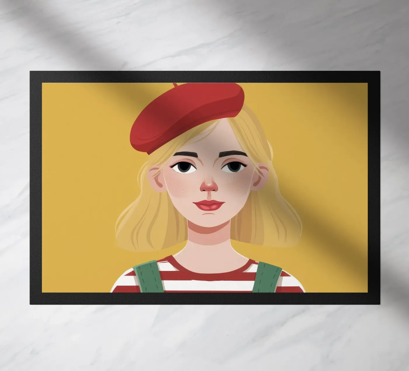 Retro Chic Whimsy doormat by Ivory Frame