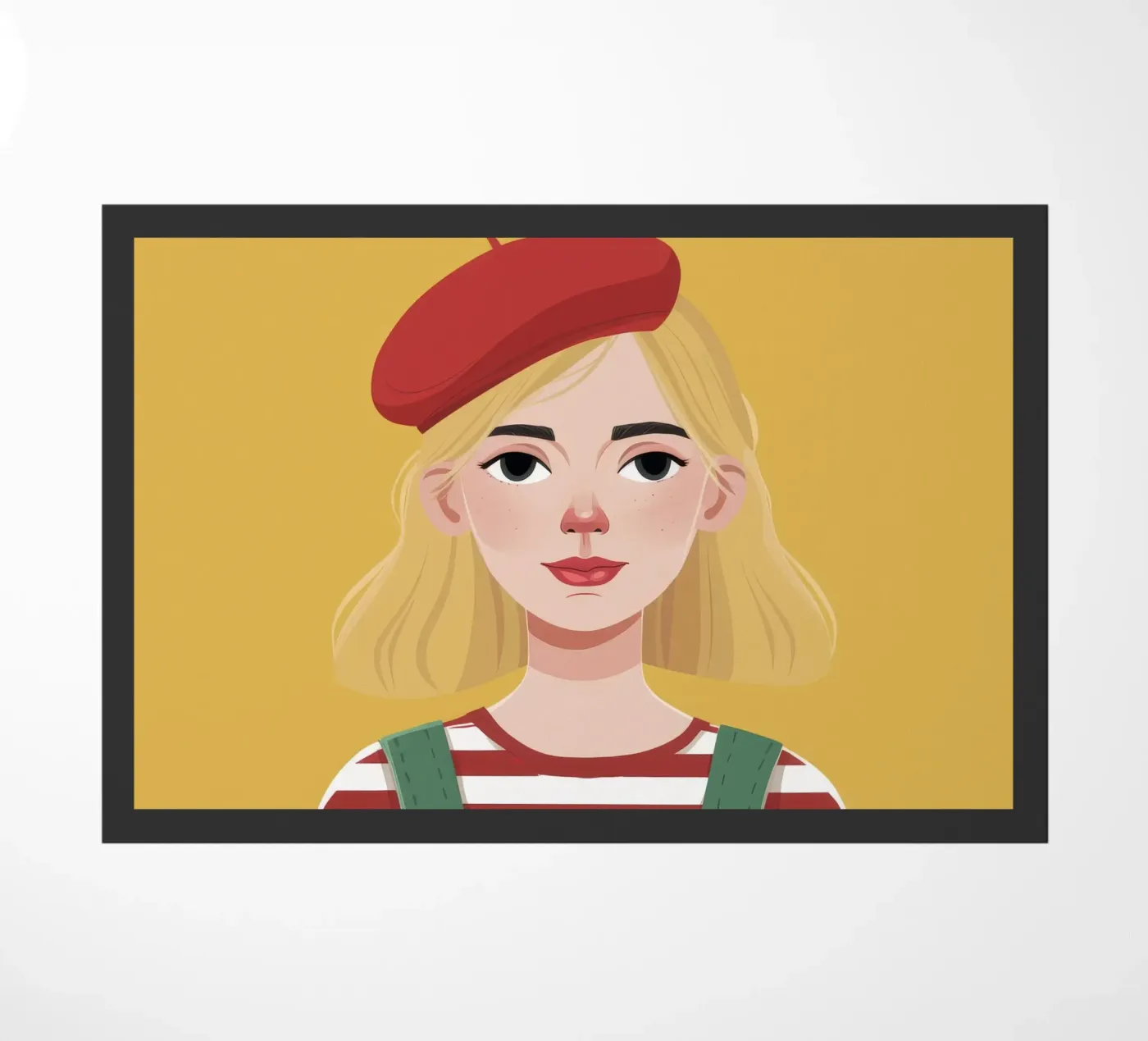 Retro Chic Whimsy doormat by Ivory Frame