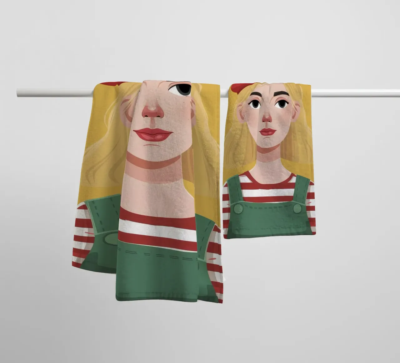 Retro Chic Whimsy towel by Ivory Frame