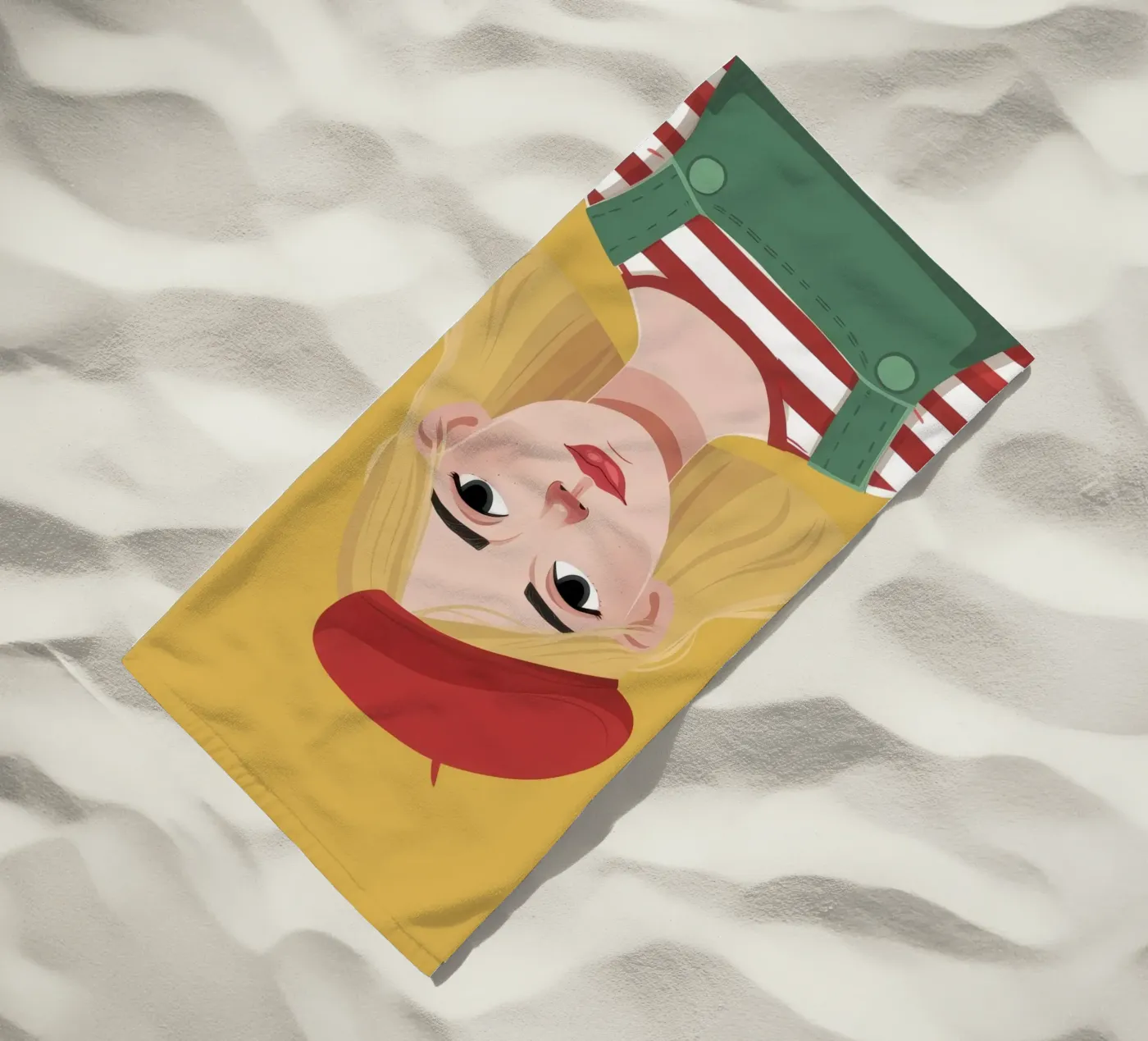 Retro Chic Whimsy telo mare da Ivory Frame