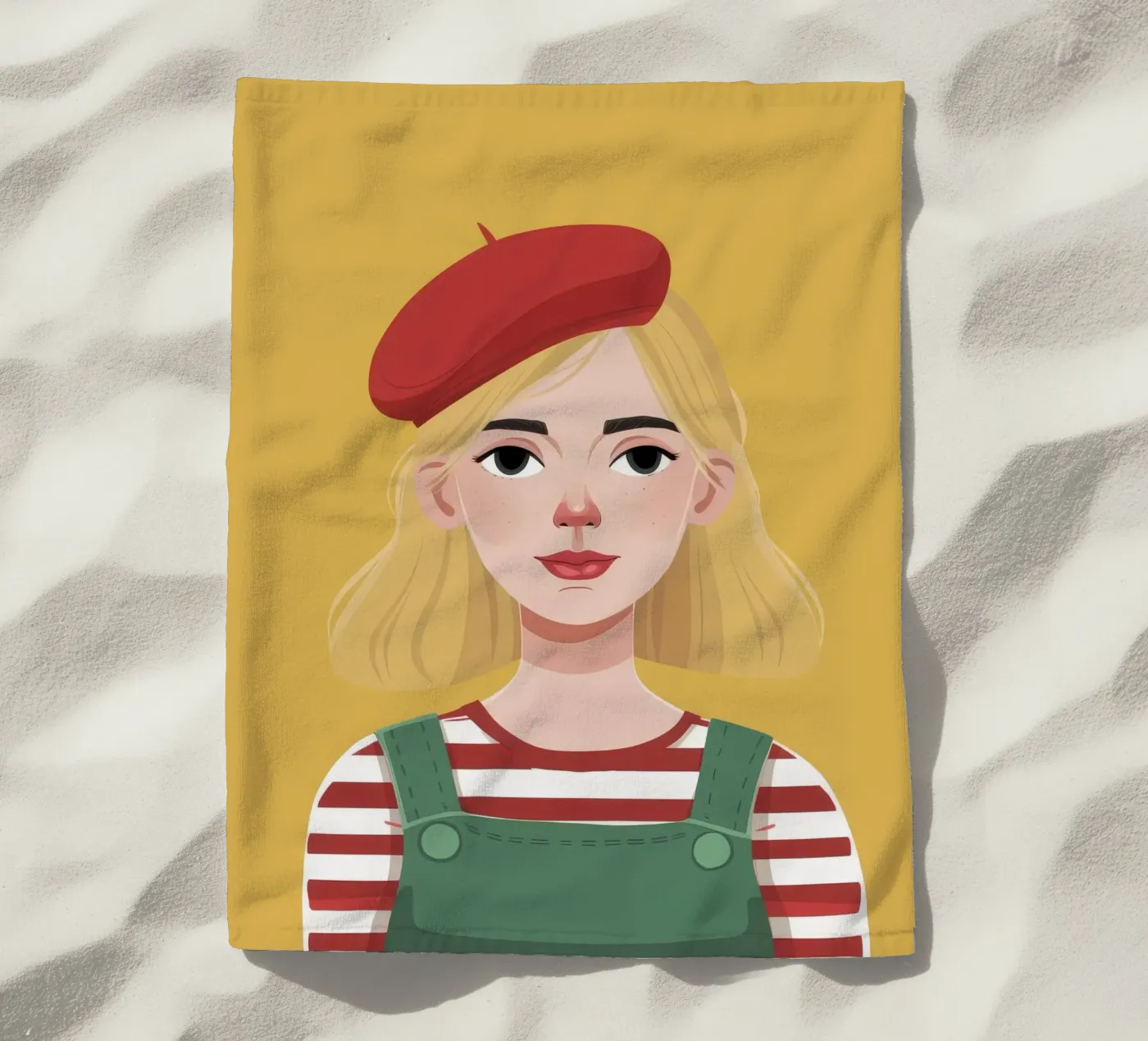 Retro Chic Whimsy telo mare da Ivory Frame